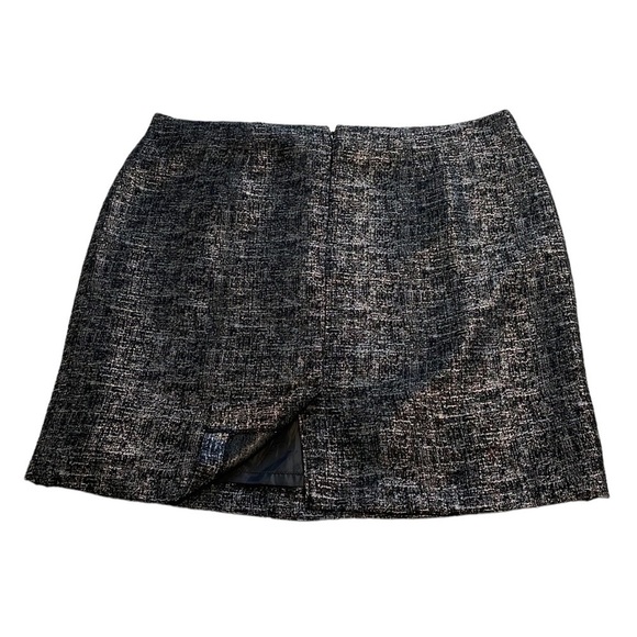 Michel Studio Collection Black & Silver Cocktail Pencil Skirt - Size 2X - Picture 3 of 12